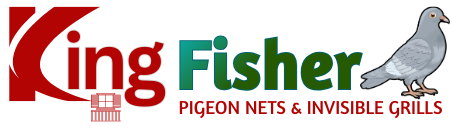 Kingfisher Pigeon Nets Invisible Grills
